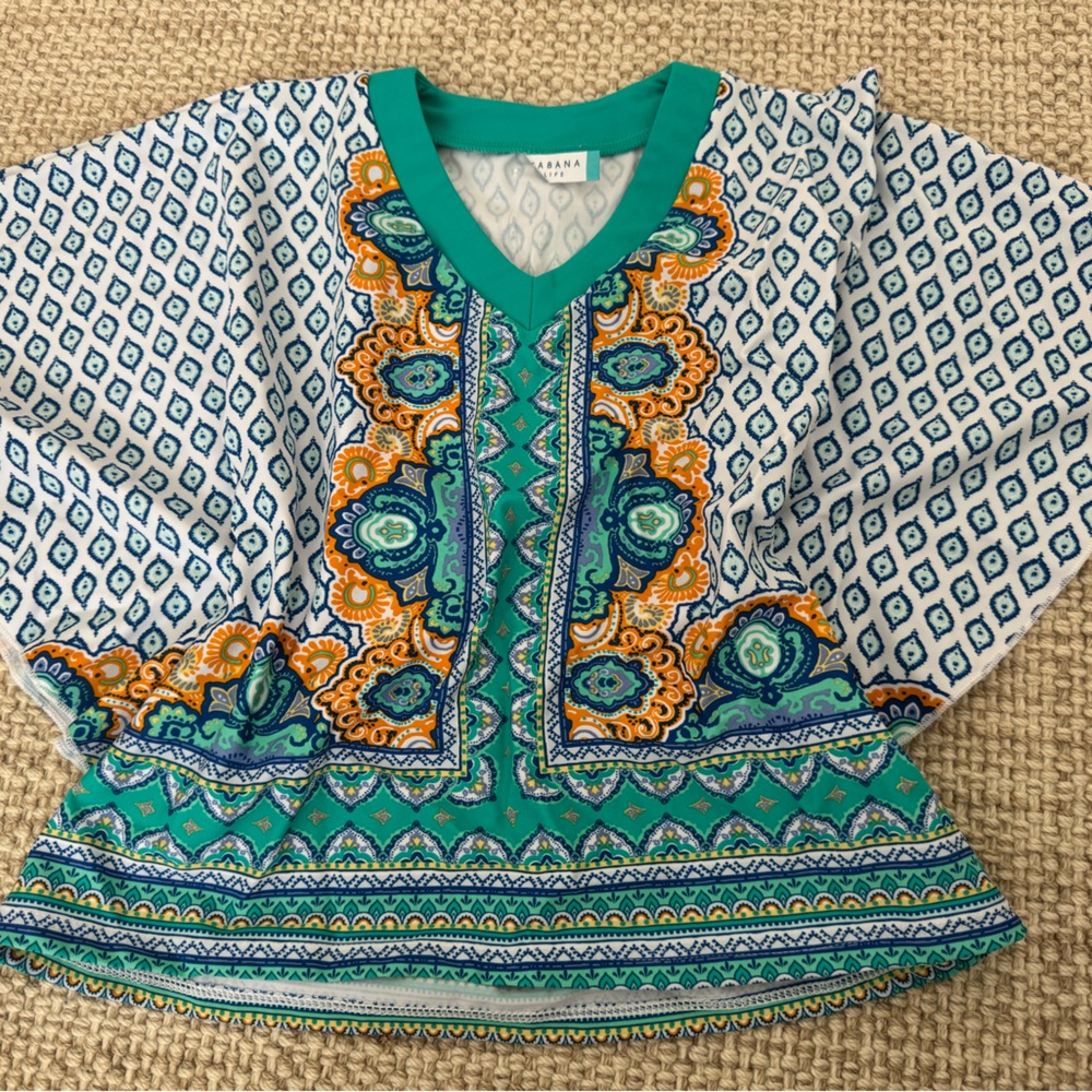 Cabana Life Girls 2T Swim Caftan